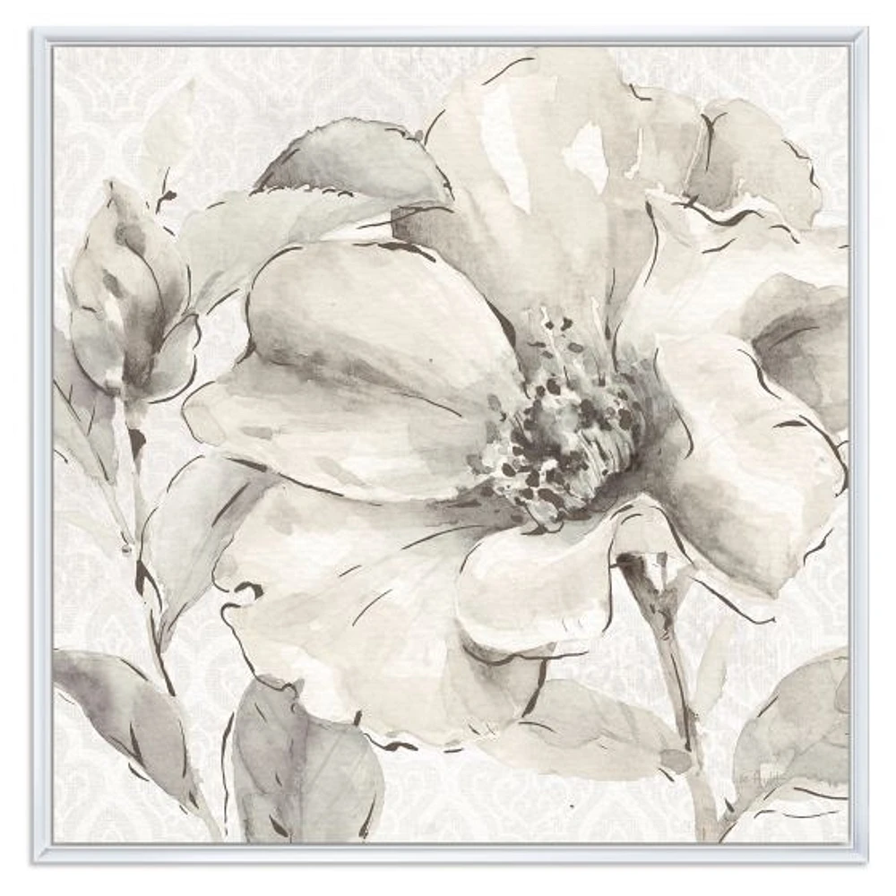 Indigold Grey Peonies IV  Canvas Art