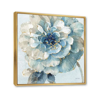 Indigold Watercolour Flower II  Canvas Wall Art Print