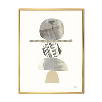 Geometric Balance Neutral I  Wall Art