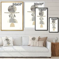 Geometric Balance Neutral I  Wall Art