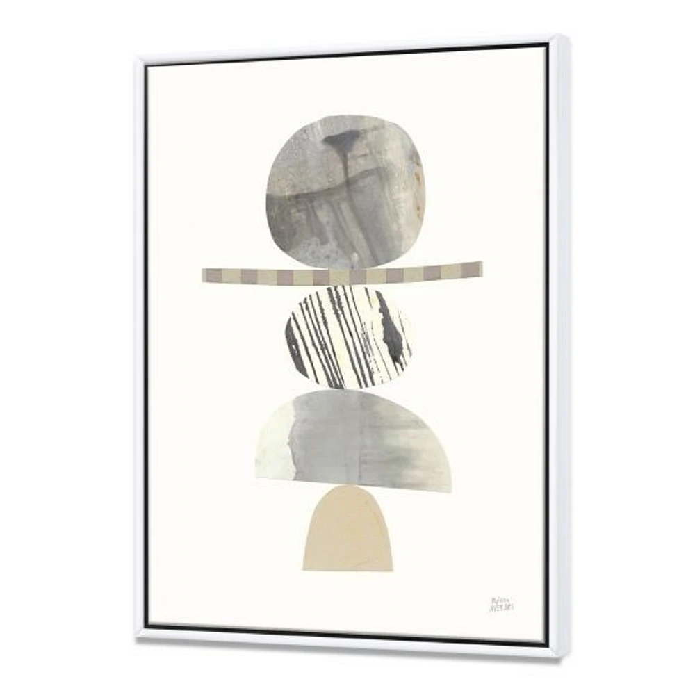 Geometric Balance Neutral I  Wall Art