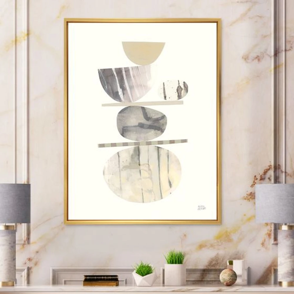 BalanceAbstract Neutral II Wall Art