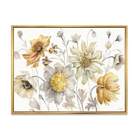 Fields of Gold Watercolor Flower VII  Canvas Art