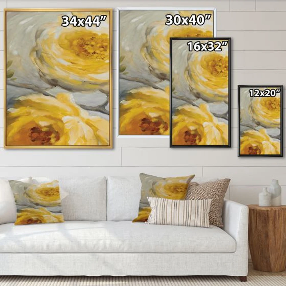 Sunshine Yellow Flower III  Wall Art