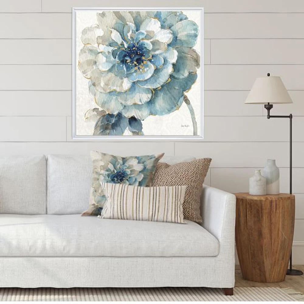 Indigold Gold Country Flower  Canvas Wall Art Print