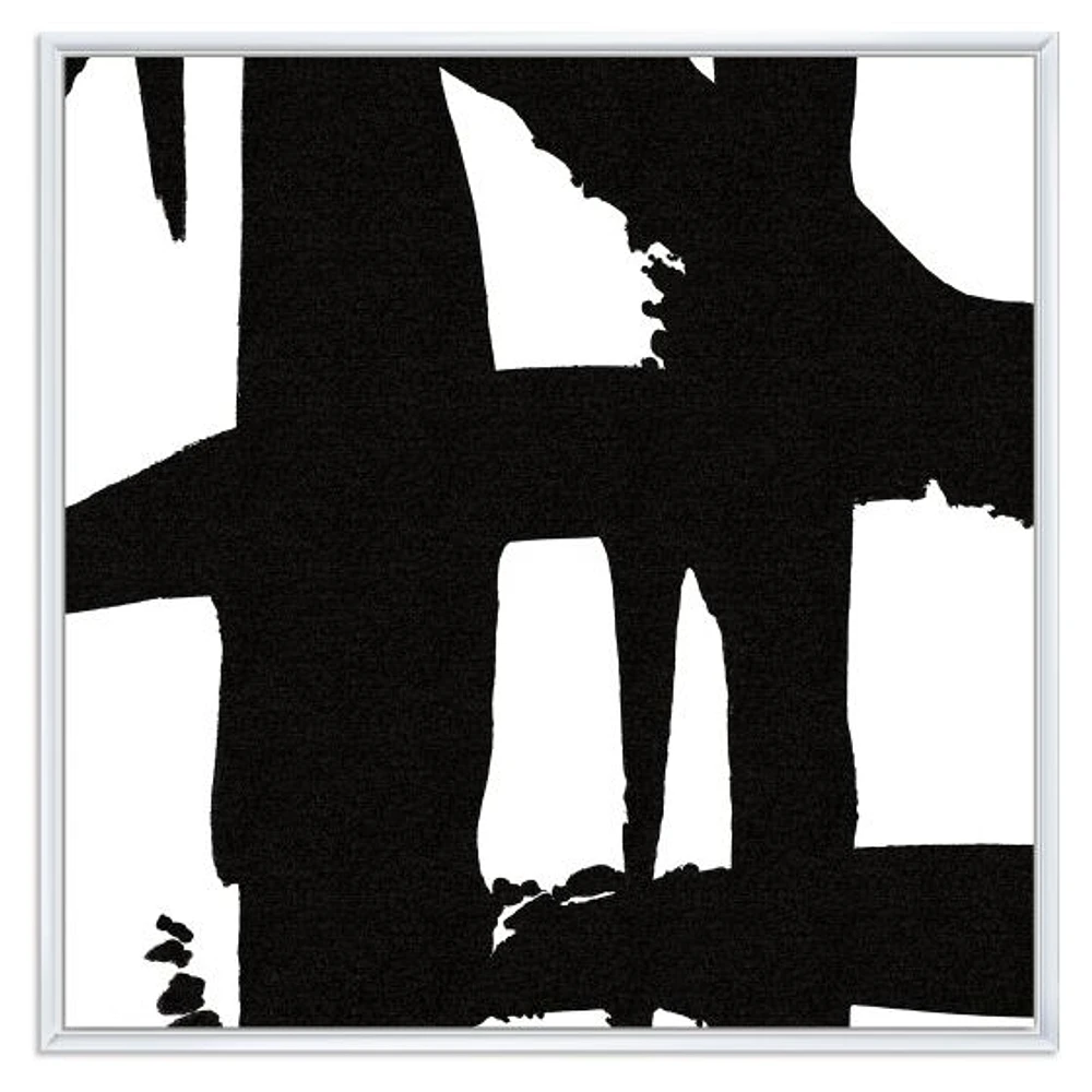 Black & White Crossing Paths II Wall Art