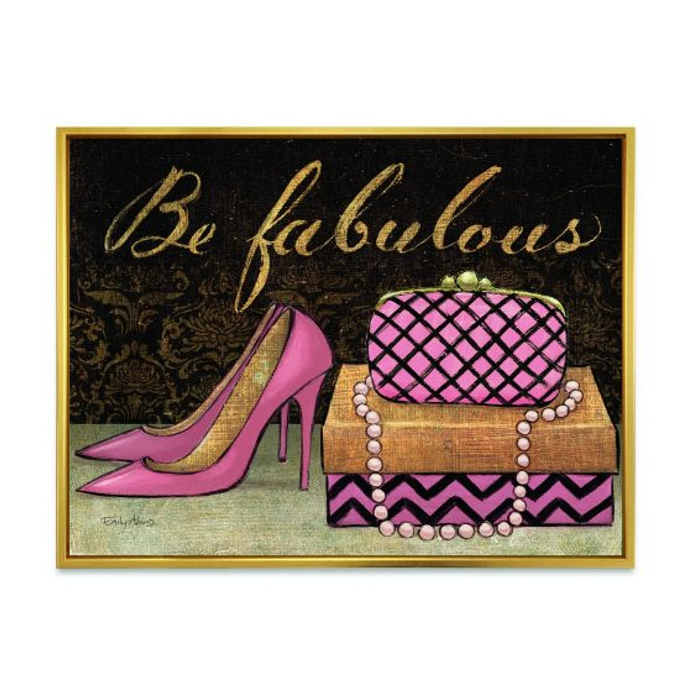 Gold Fabulous Life Style III  FrenchWall Art