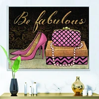 Gold Fabulous Life Style III  FrenchWall Art