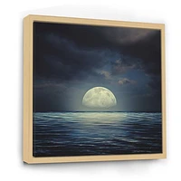 Super Moon Over The Sea II  Wall Art