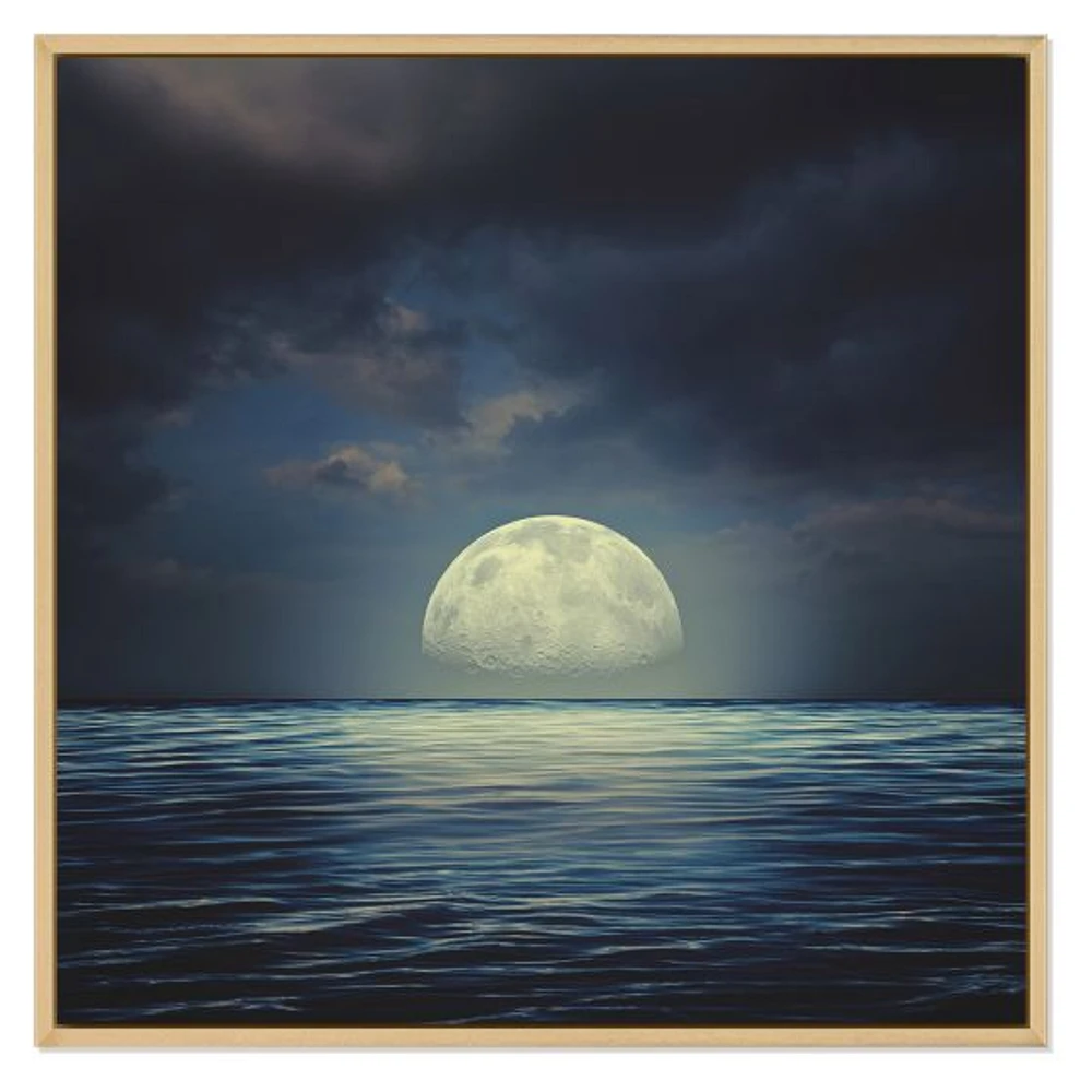 Toile « Super Moon Over The Sea II