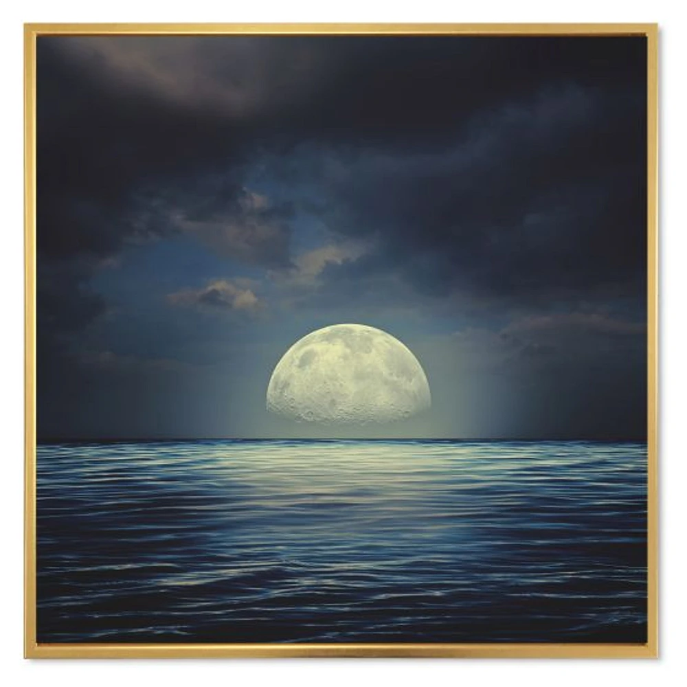 Toile « Super Moon Over The Sea II