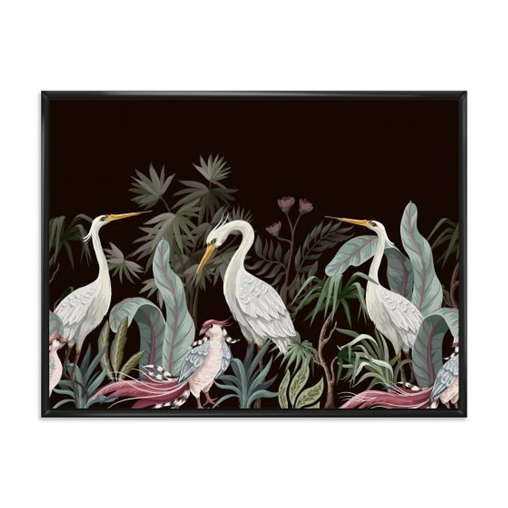 Chinoiserie with Birds and Peonies III  Wall Art