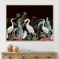 Chinoiserie with Birds and Peonies III  Wall Art