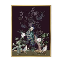 Chinoiserie with Birds and Peonies V  Wall Art