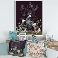 Chinoiserie with Birds and Peonies V  Wall Art