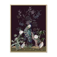 Chinoiserie with Birds and Peonies V  Wall Art