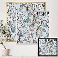 Chinoiserie with Birds and Peonies X  Wall Art