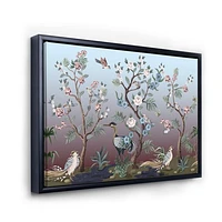 Chinoiserie with Birds and Peonies XI Wall Art