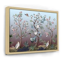 Chinoiserie with Birds and Peonies XI Wall Art