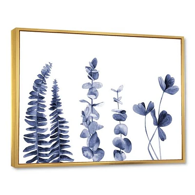 Navy Blue Eucalyptus I Wall Art