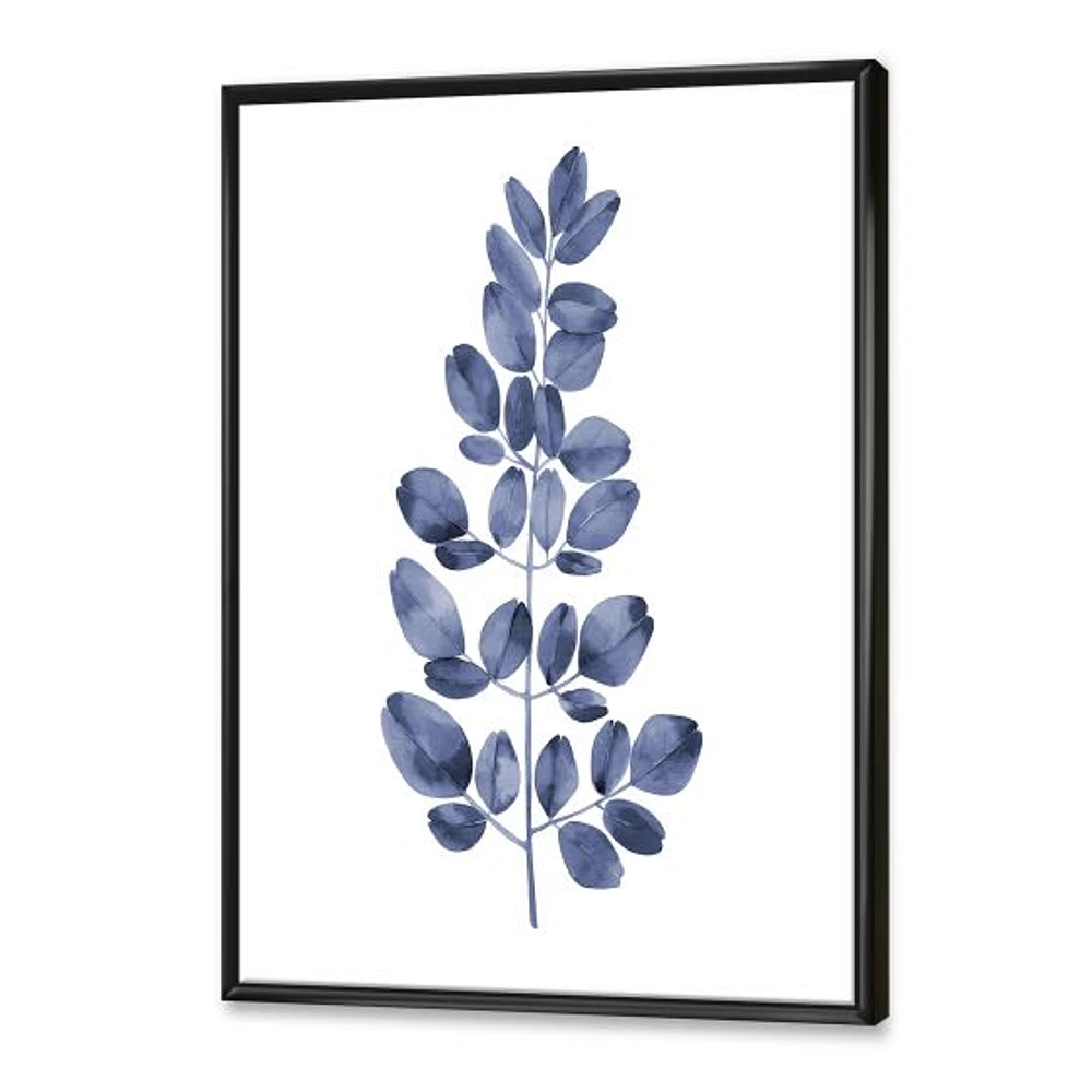 Navy Blue Eucalyptus II  Wall Art