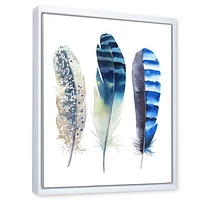 Toile « Colourful Boho Feathers I »