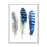 Toile « Colourful Boho Feathers I »