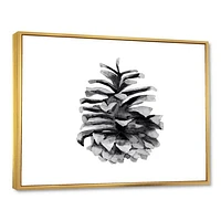 Toile « Conifer Cone Monochrome