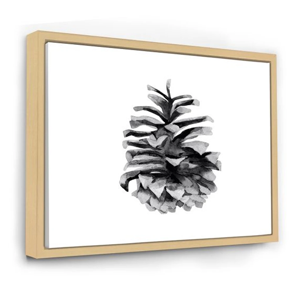 Toile « Conifer Cone Monochrome