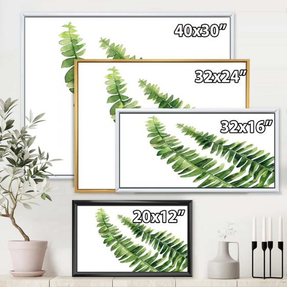 Fern Leaves Detail I  Wall Art