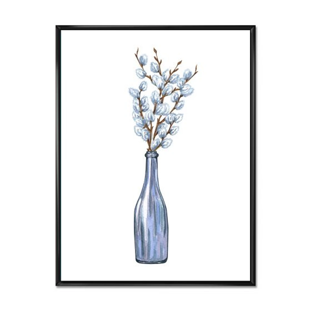 Bunch of Blue Willow Twigs II  Wall Art