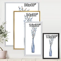 Bunch of Blue Willow Twigs II  Wall Art