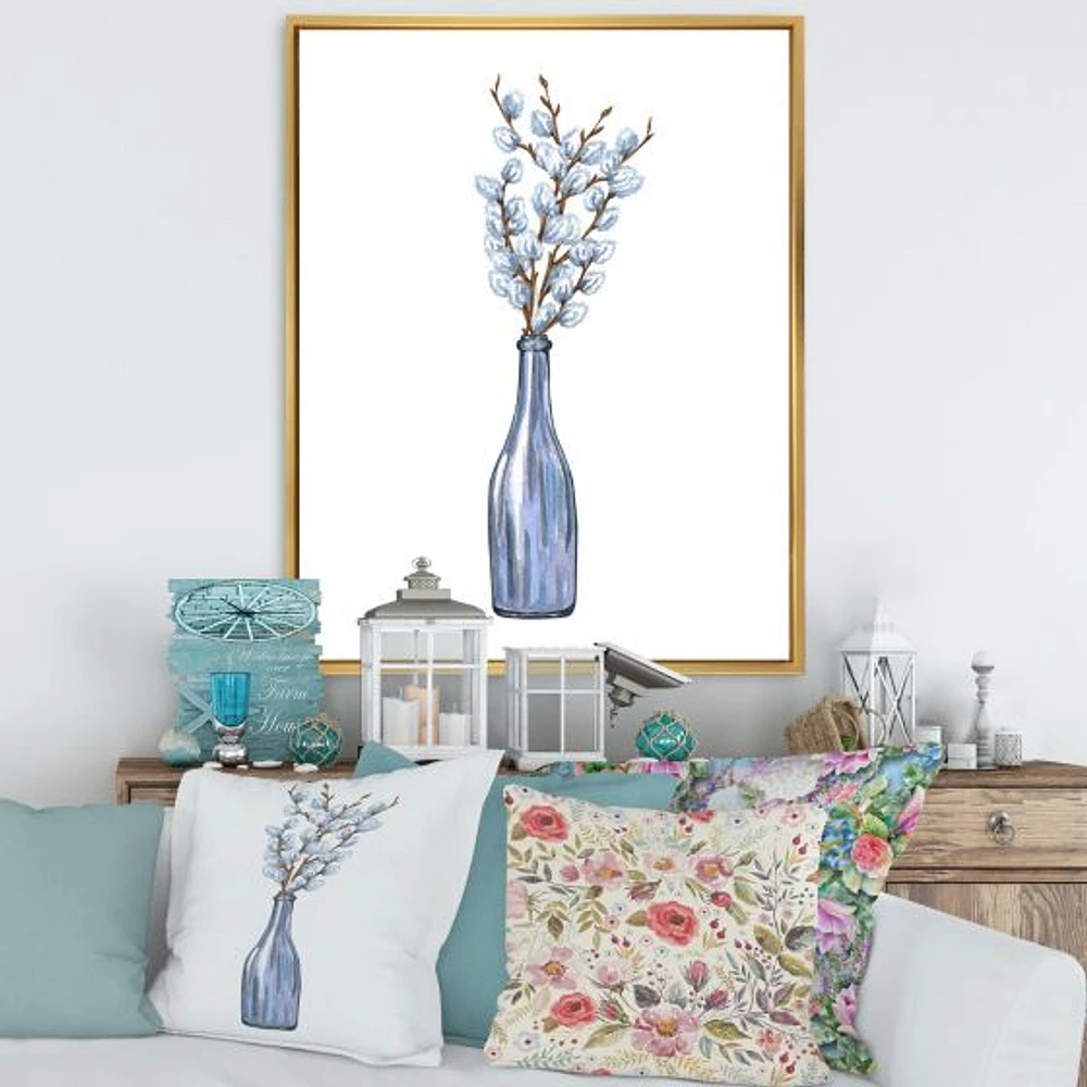 Bunch of Blue Willow Twigs II  Wall Art