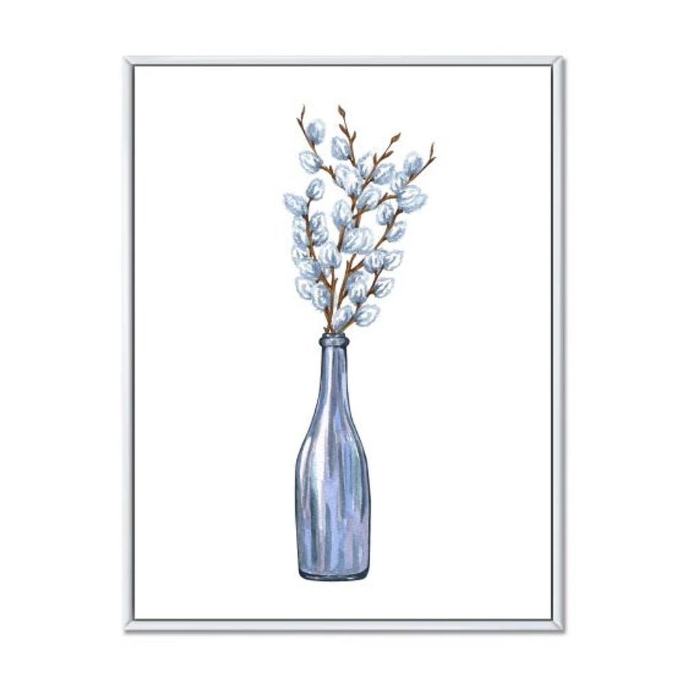 Bunch of Blue Willow Twigs II  Wall Art