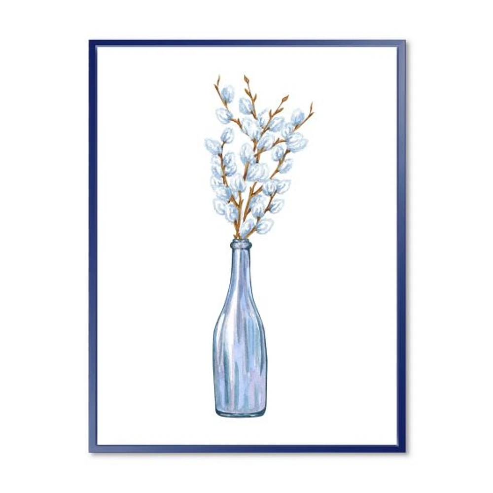 Bunch of Blue Willow Twigs II  Wall Art