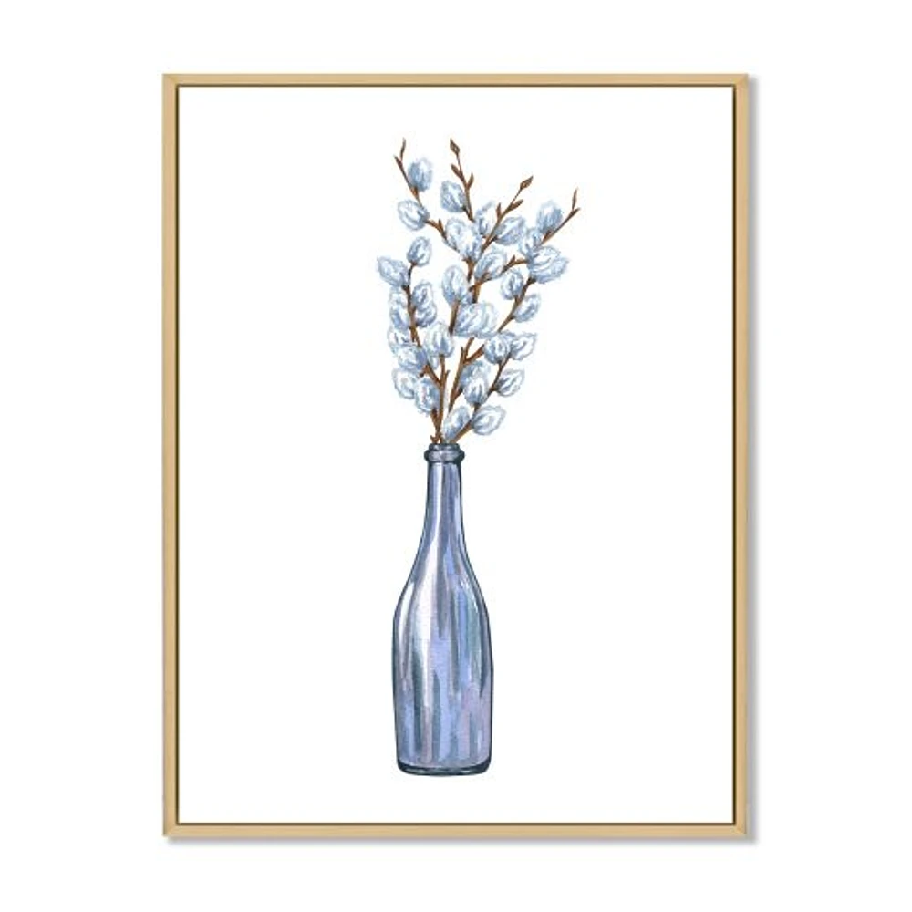 Bunch of Blue Willow Twigs II  Wall Art