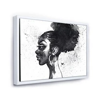 Monochrome Portrait of African American Woman I  Wall Art