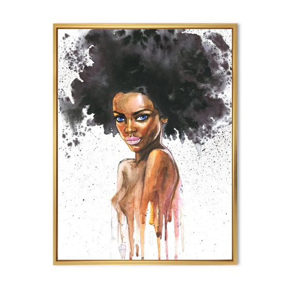 Portrait of African American Woman VII  Wall Art