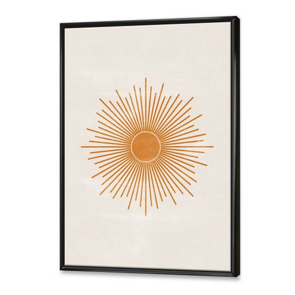 Orange Sun Print II  Wall Art