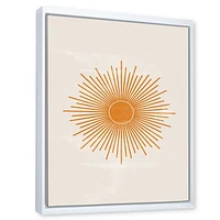 Orange Sun Print II  Wall Art