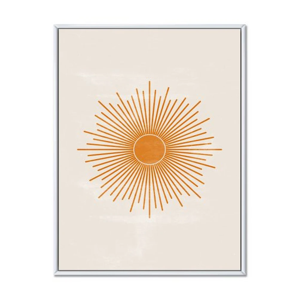 Orange Sun Print II  Wall Art