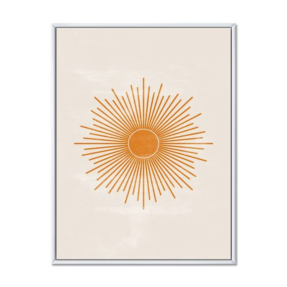 Toile « Orange Sun Print II »