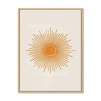 Orange Sun Print II  Wall Art