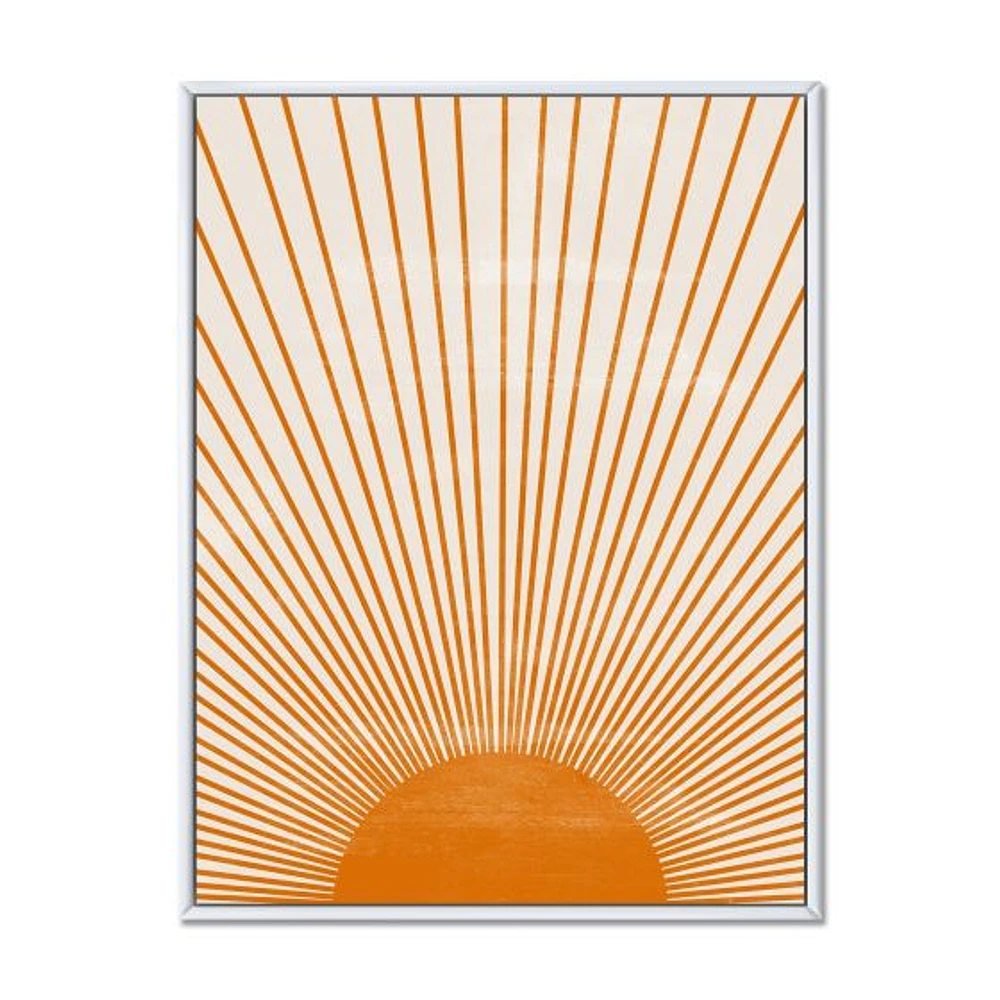 Toile « Orange Sun Print III »