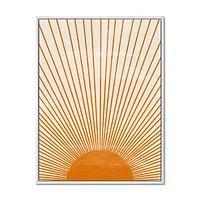 Toile « Orange Sun Print III »