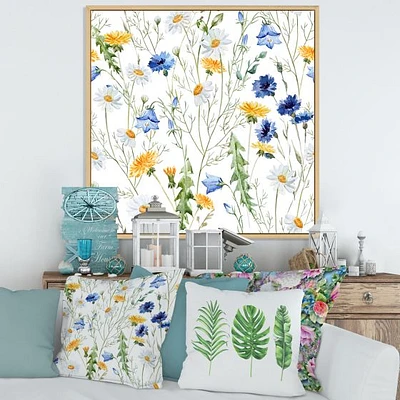 WildFlowers Chamomile and Clover Bell II  Wall Art