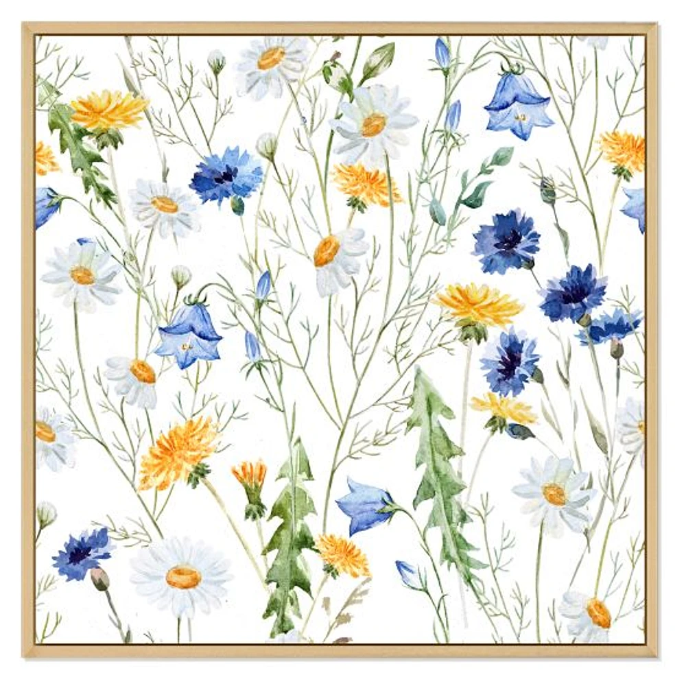 Toile « WildFlowers Chamomile and Clover Bell II