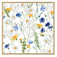 Toile « WildFlowers Chamomile and Clover Bell II