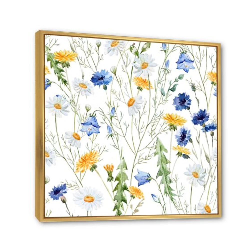 Toile « WildFlowers Chamomile and Clover Bell II