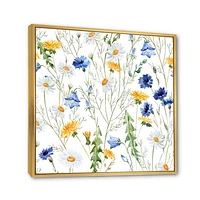 Toile « WildFlowers Chamomile and Clover Bell II